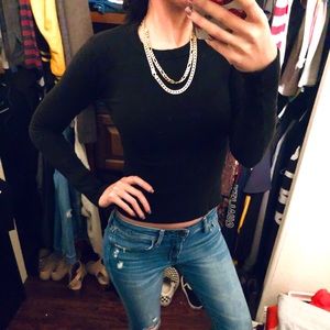 BRANDY MELVILLE THERMAL L/S TEE